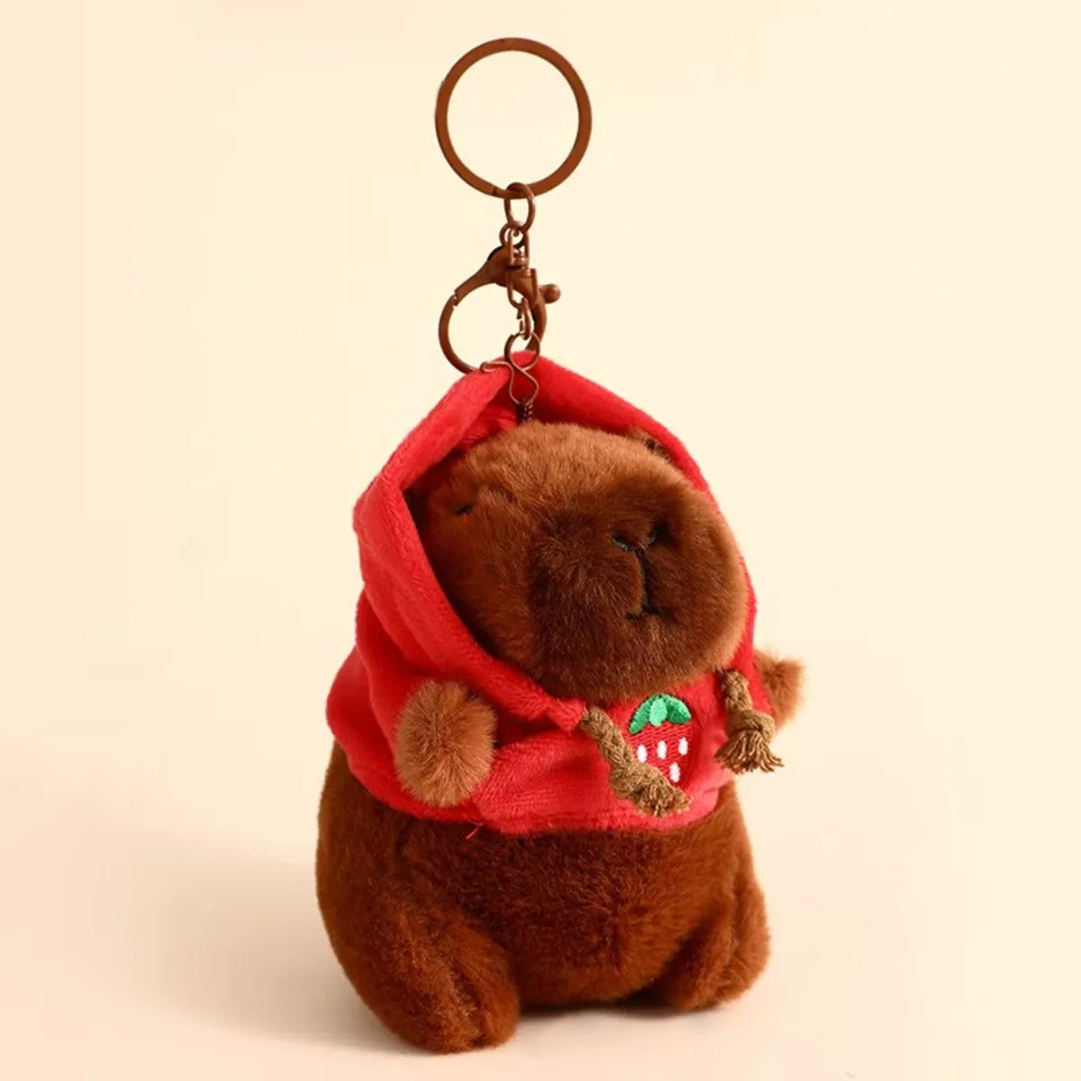 Hooded Beaver Keychain