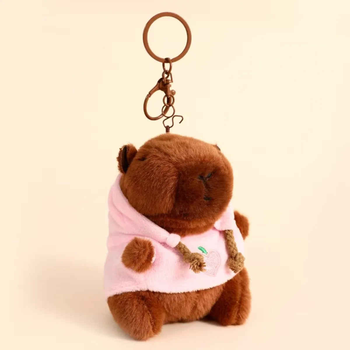 Hooded Beaver Keychain