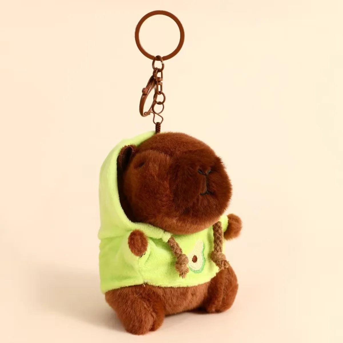 Hooded Beaver Keychain
