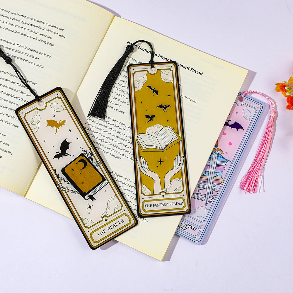 Reader’s Skeleton Bookmark Duo