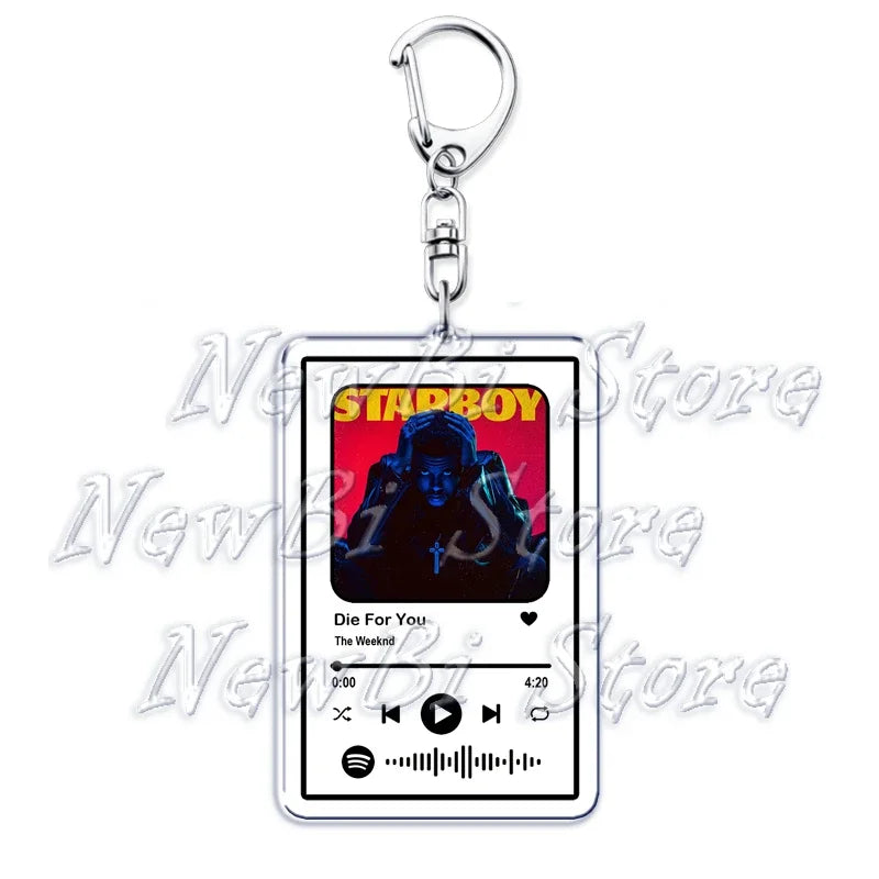 The Weeknd Keychain