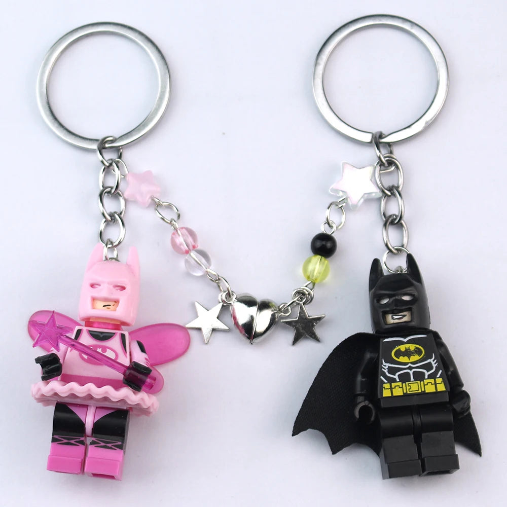 Bat Duo Keychains
