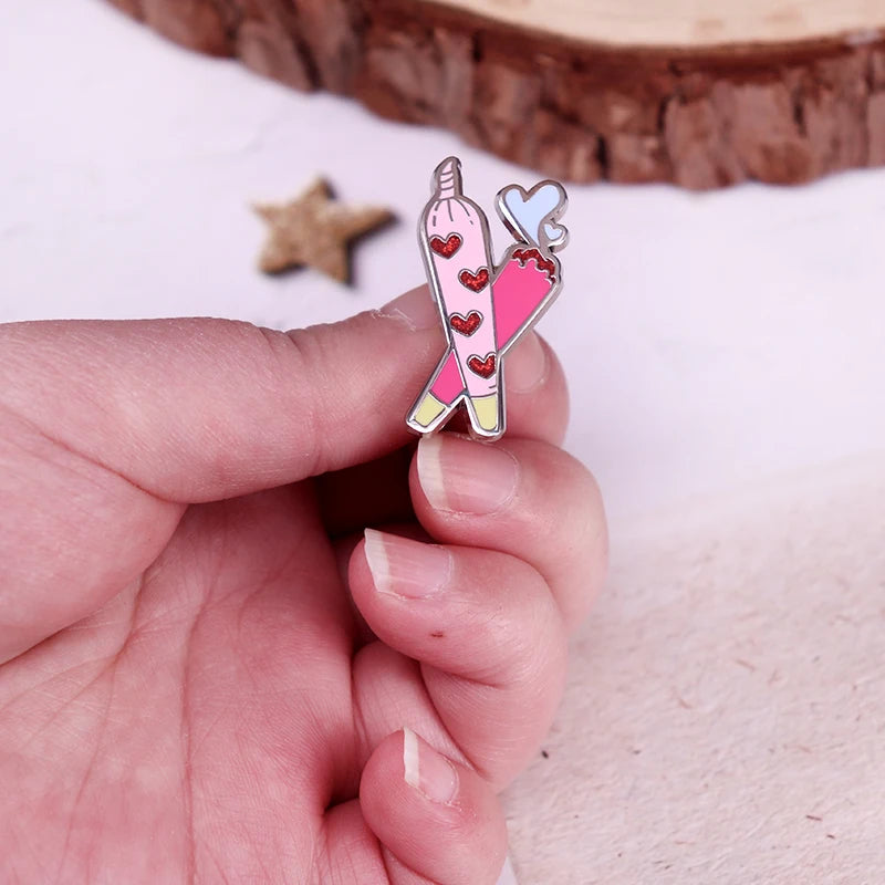 Glitter Spliff Pin