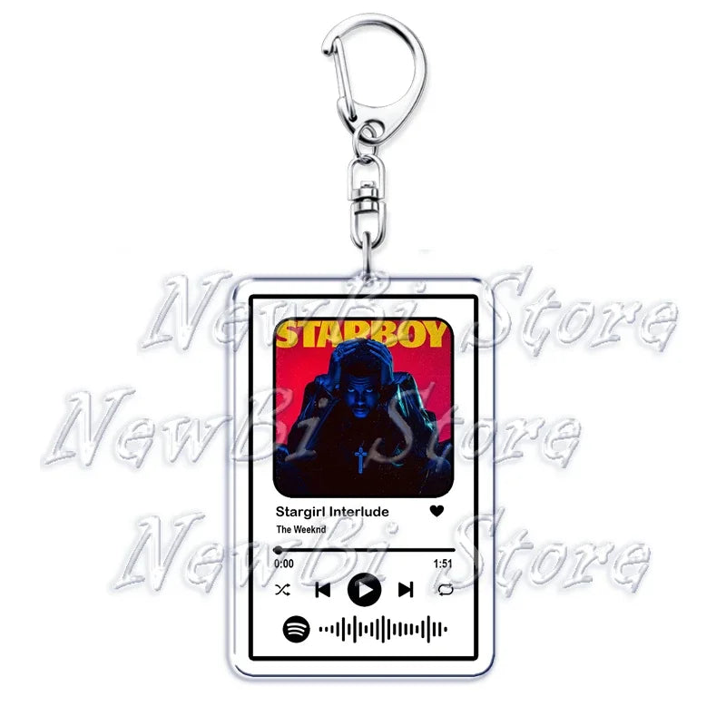 The Weeknd Keychain