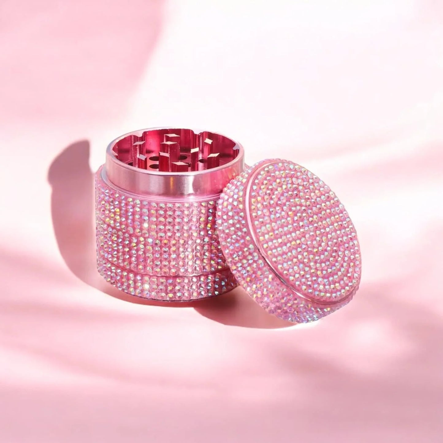 Pink Crystal Bling Grinder