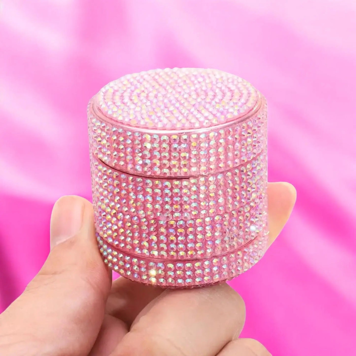 Pink Crystal Bling Grinder