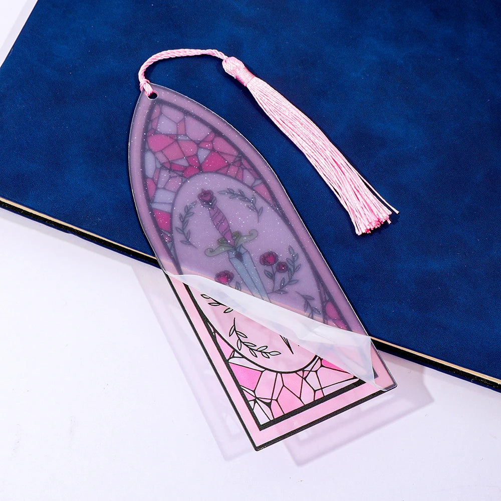 Stained Glass Gothic Bookmarks