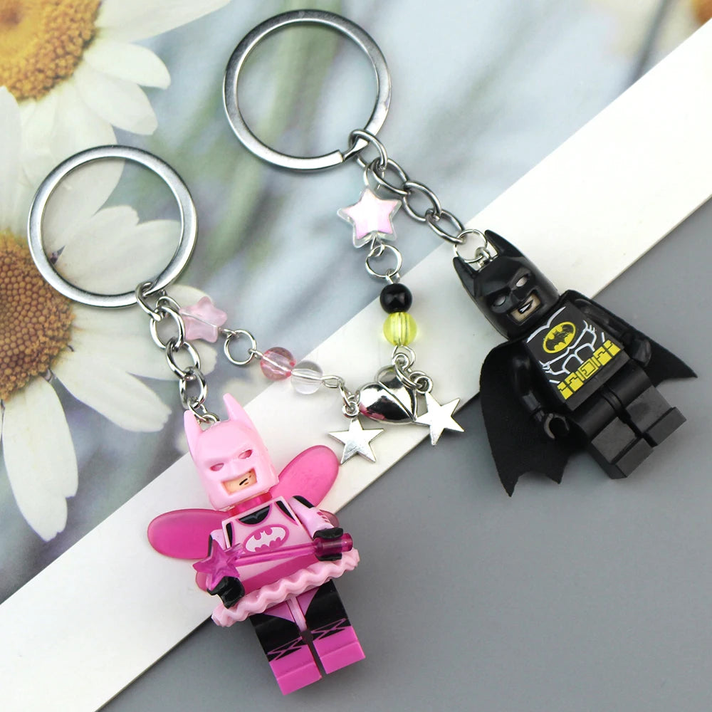 Bat Duo Keychains