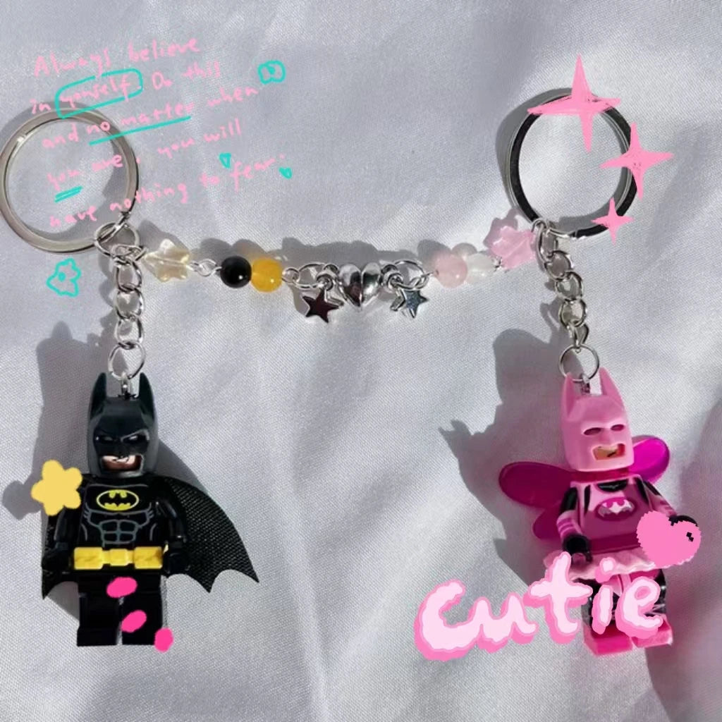 Bat Duo Keychains