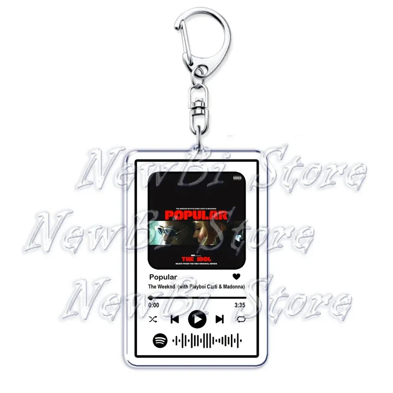 The Weeknd Keychain