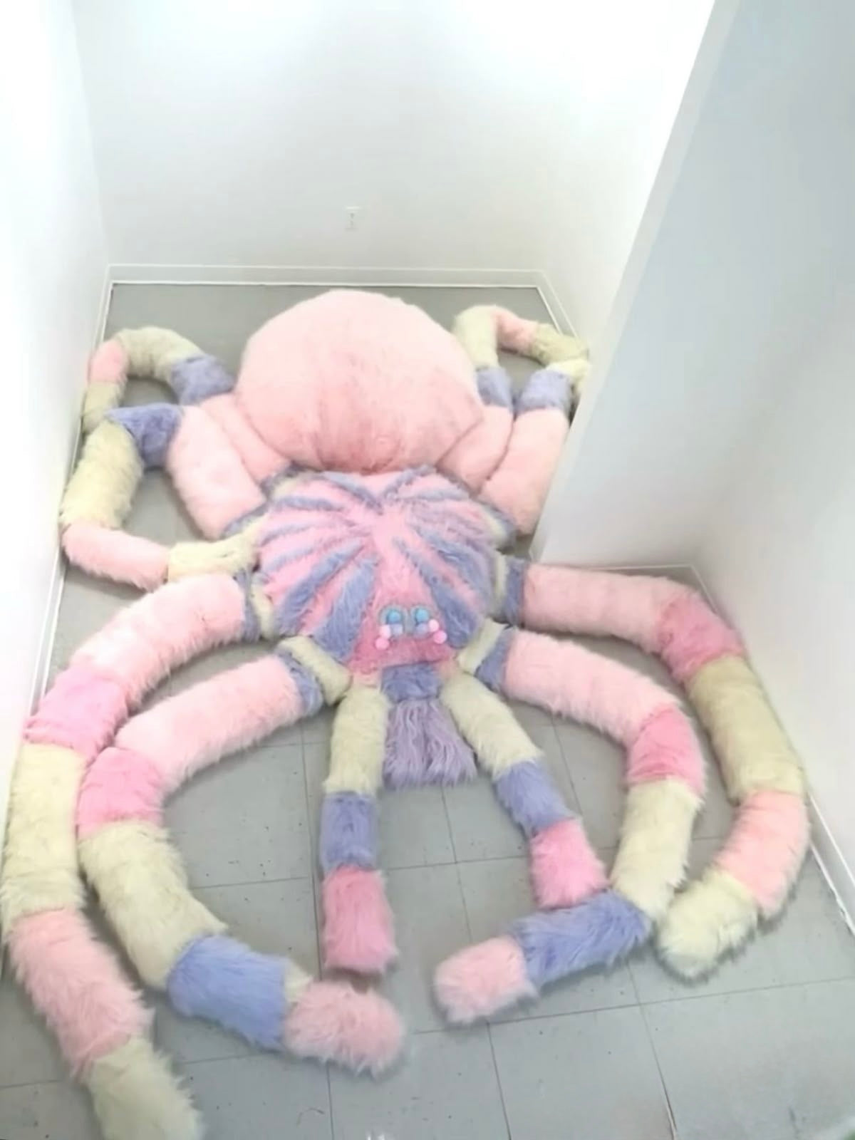 Pastel Spider Plushie 5ft