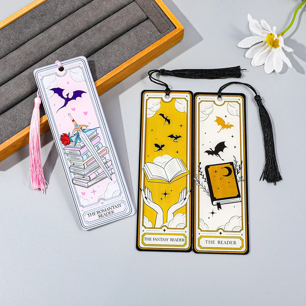 Reader’s Skeleton Bookmark Duo