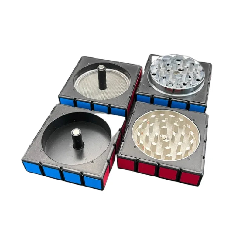 4x4 Twisty Cube Herb Grinder