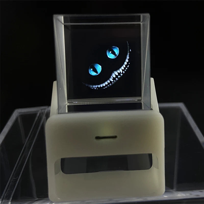 Morbid Lullabies x Donutz.ai – 3D Crystal Pixel Display Cube