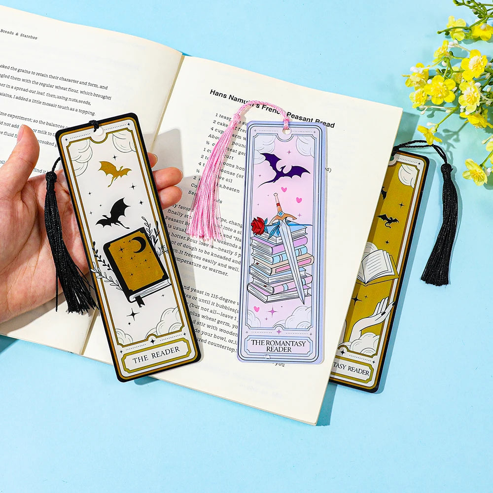 Reader’s Skeleton Bookmark Duo