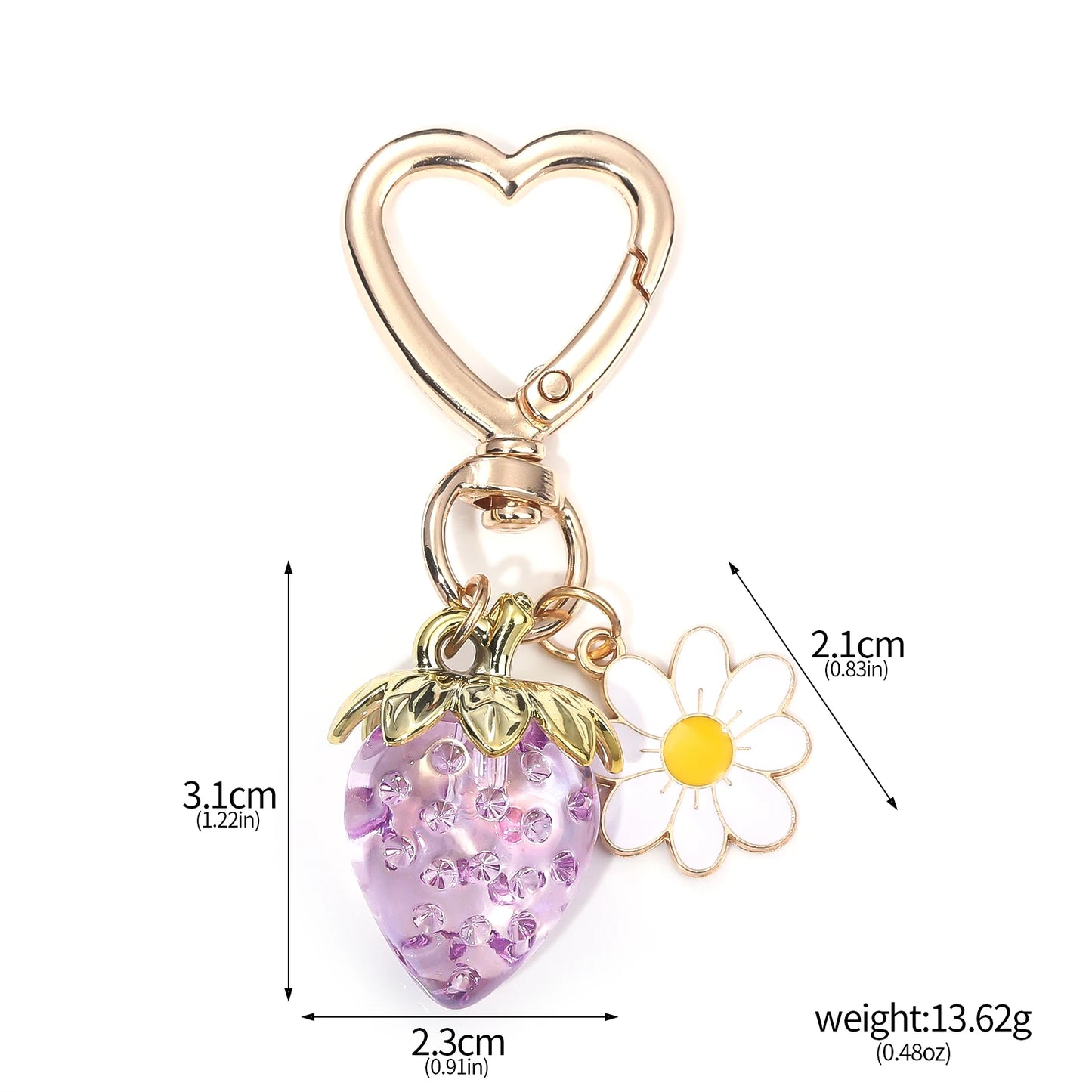 Daisy Keychain