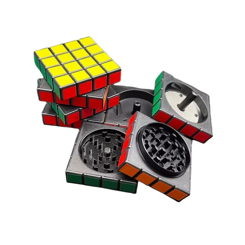4x4 Twisty Cube Herb Grinder