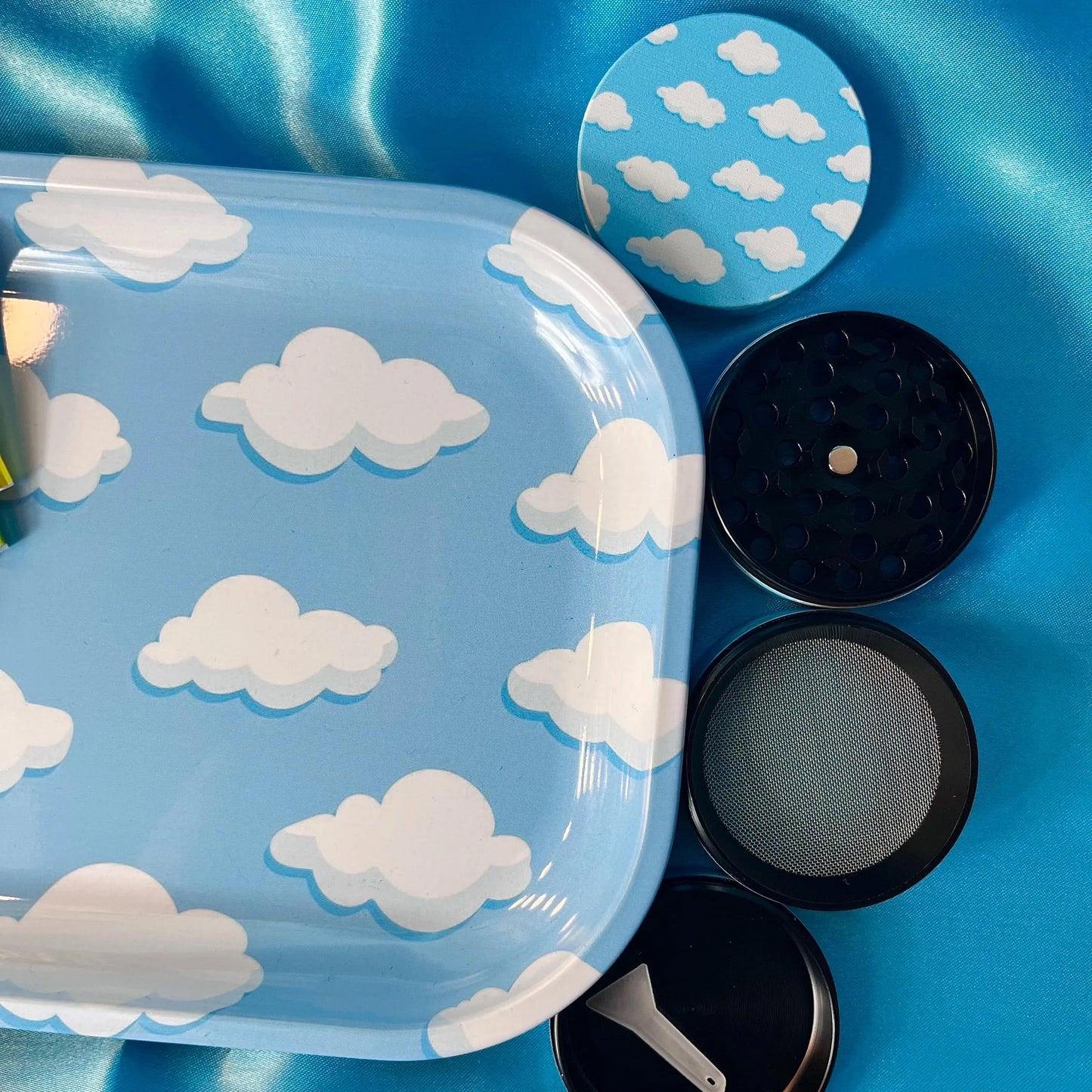 Clouded Set – Tray & Grinder Combo