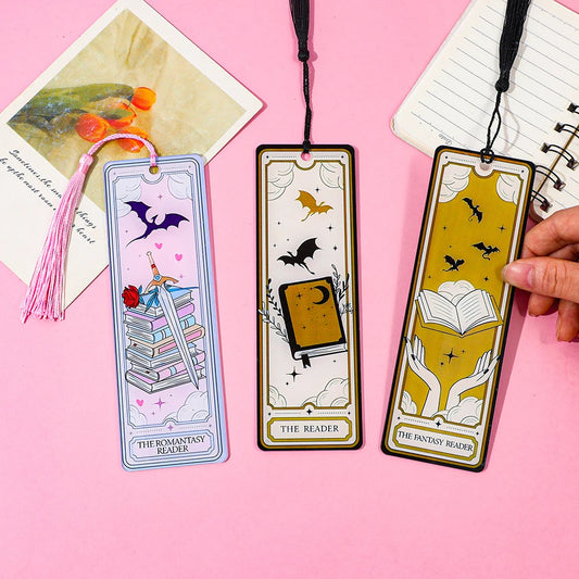 Reader’s Skeleton Bookmark Duo
