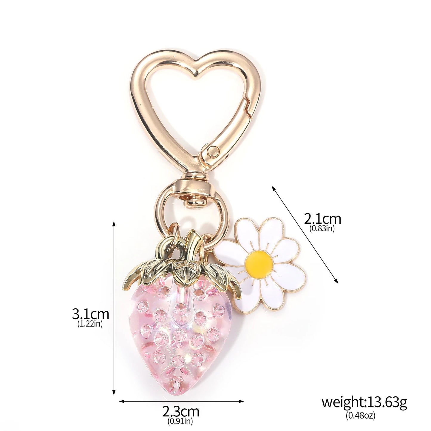 Daisy Keychain