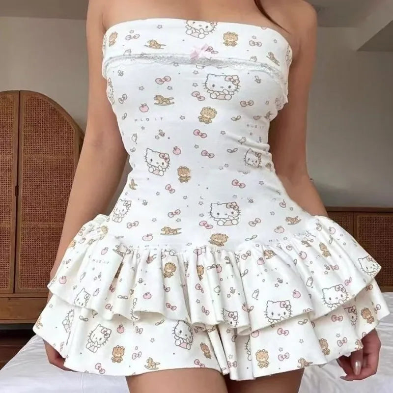 The Kitty Scrunch Dress ✦