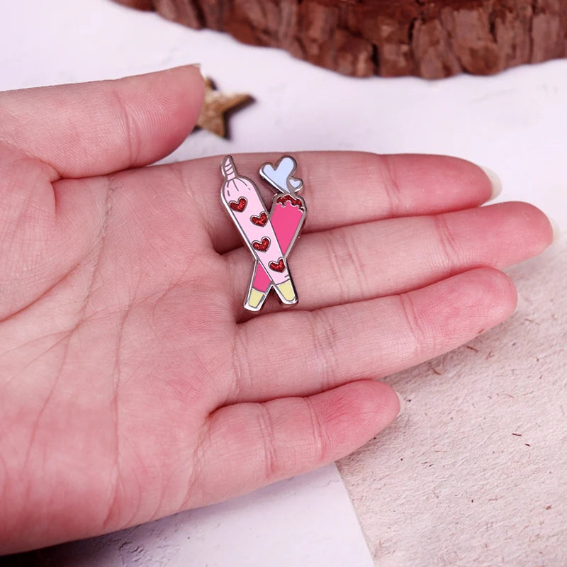 Glitter Spliff Pin