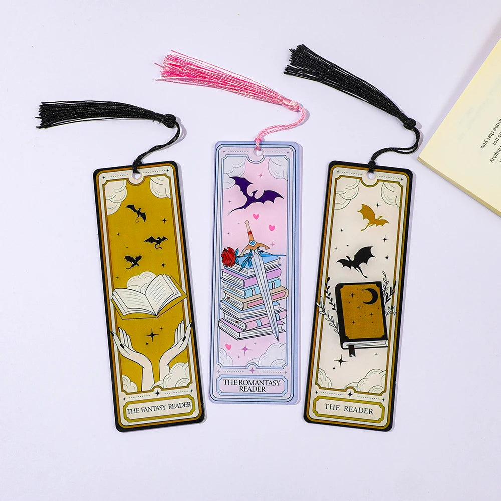 Reader’s Skeleton Bookmark Duo