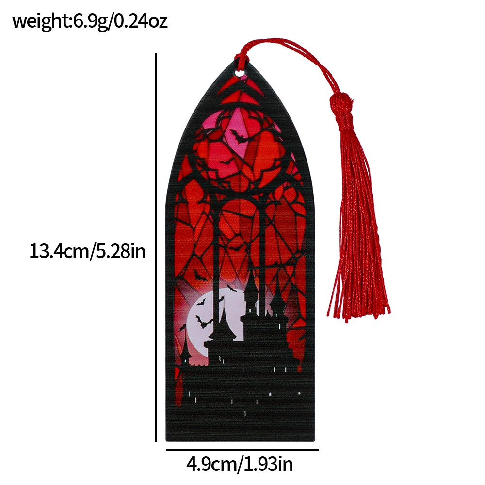 Stained Glass Gothic Bookmarks