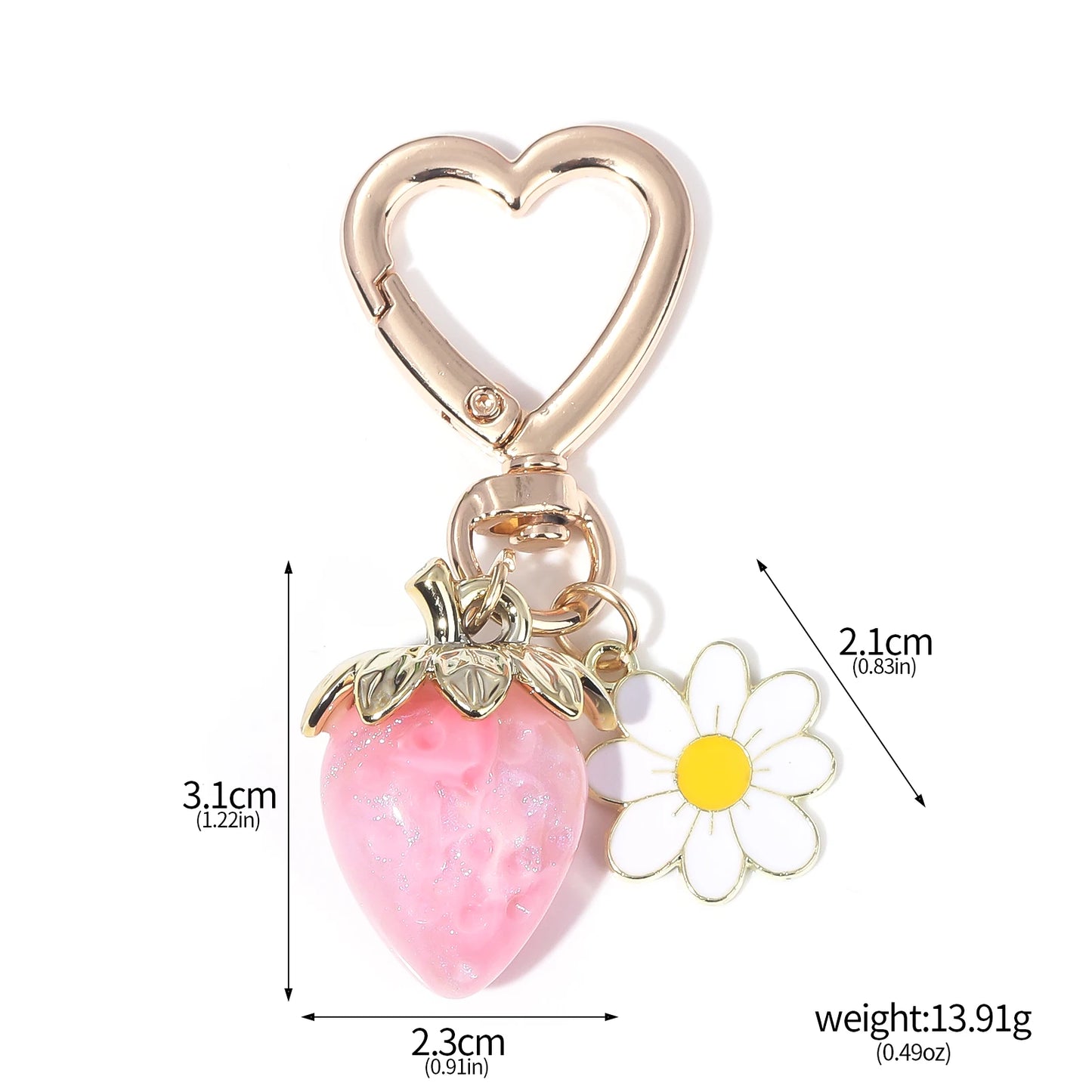 Daisy Keychain