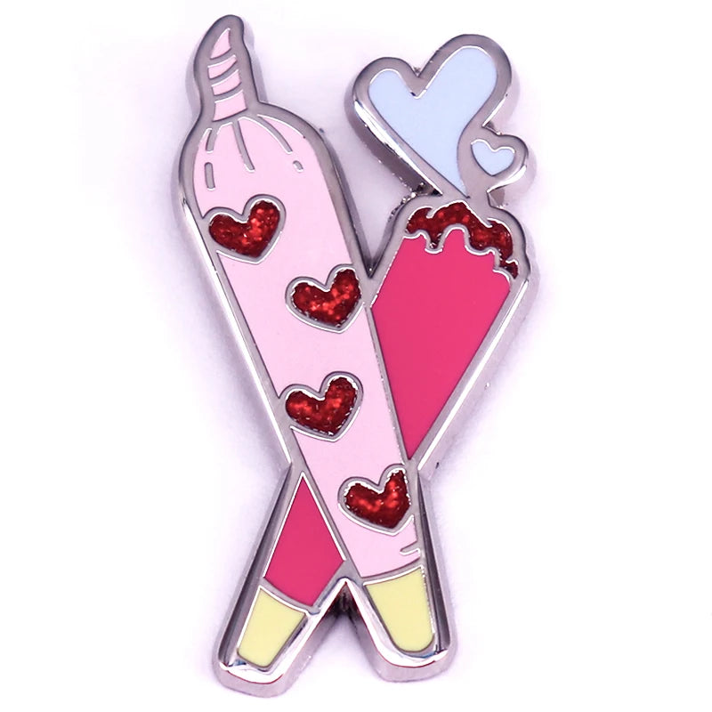 Glitter Spliff Pin