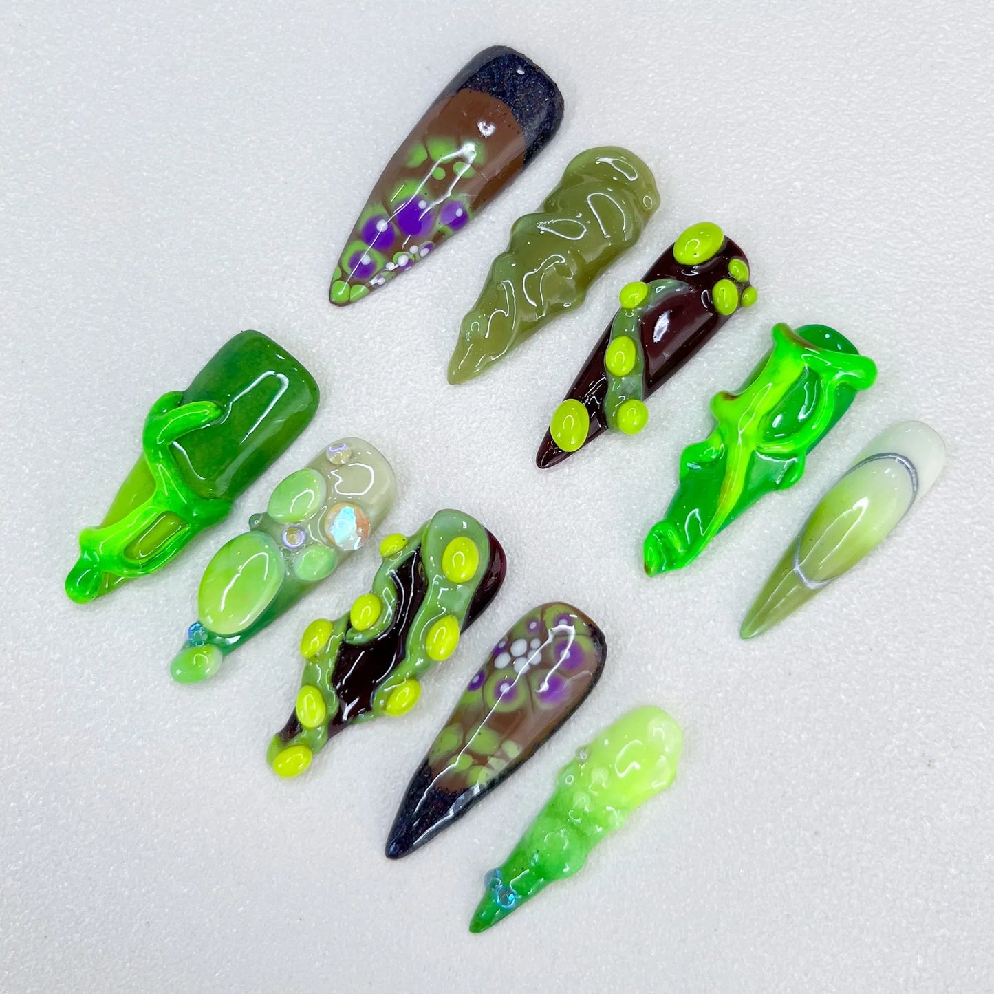 Slime Ritual Nails