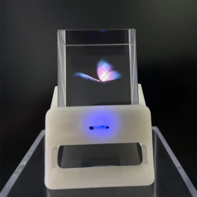 Morbid Lullabies x Donutz.ai – 3D Crystal Pixel Display Cube