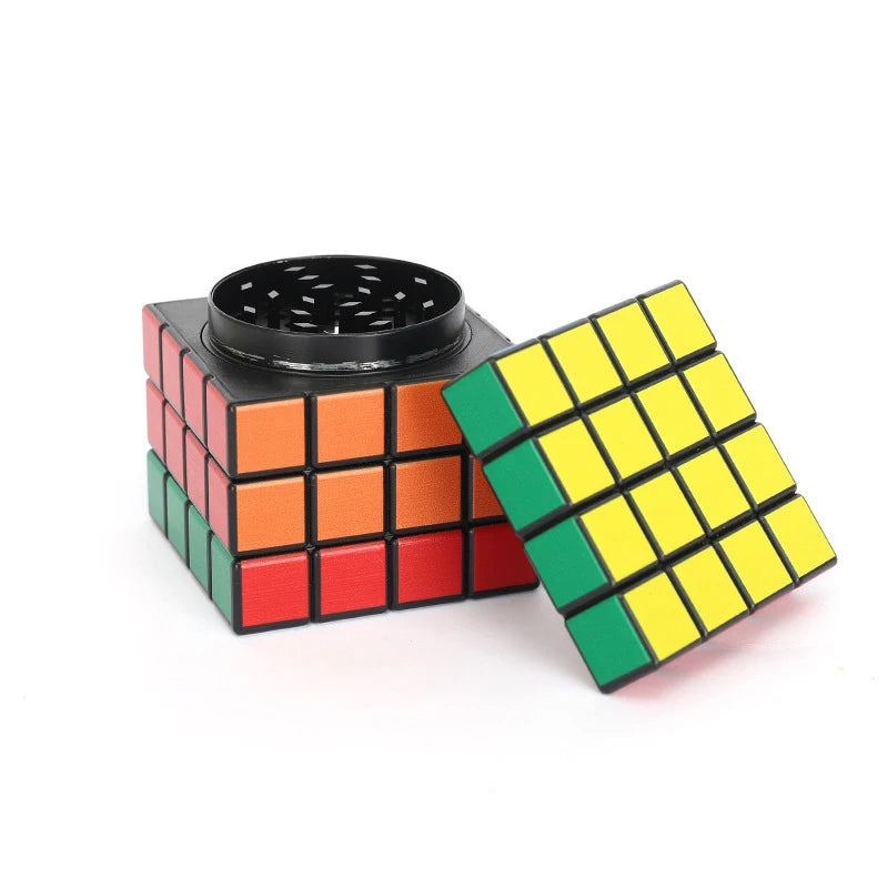 4x4 Twisty Cube Herb Grinder