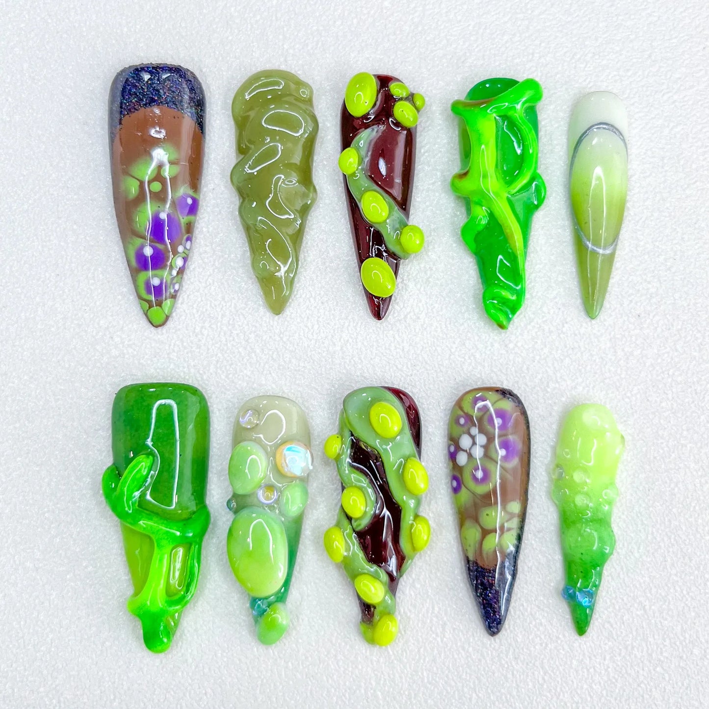 Slime Ritual Nails